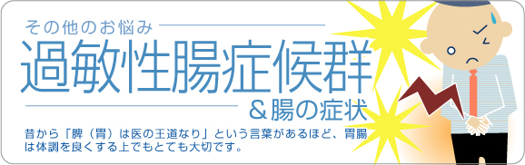 過敏性腸症候群と腸の症状のお悩み